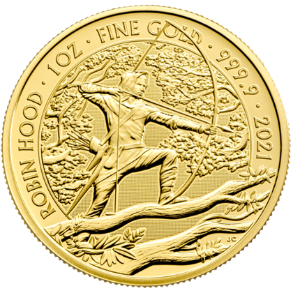 Myths & Legends: Robin Hood 1 oz Gold 2021