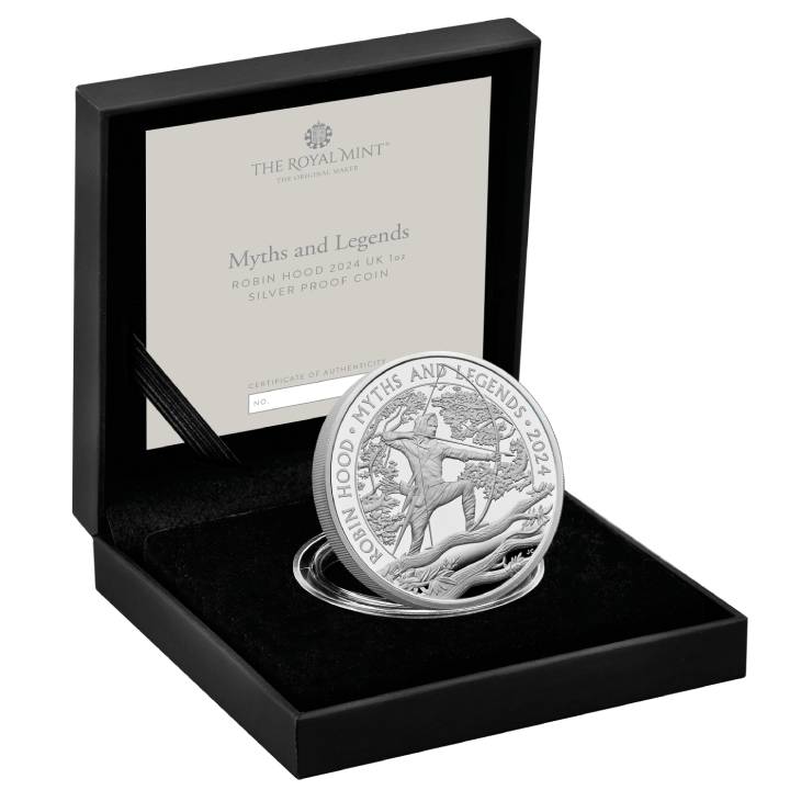 Myths & Legends: Robin Hood 1 oz Silver 2024 Proof