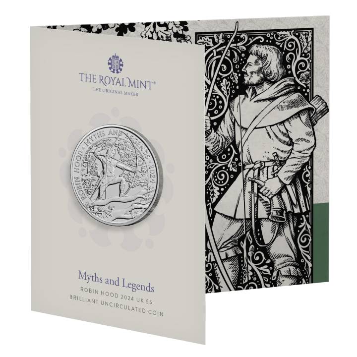 Myths & Legends: Robin Hood £5 Cupro-nickel 2024