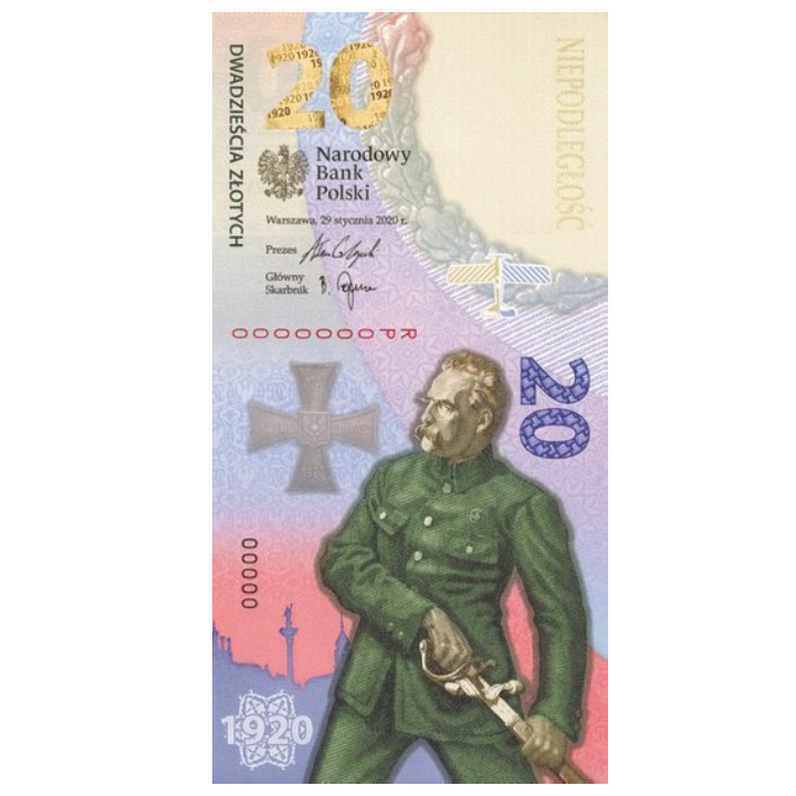 NBP Banknote Battle of Warsaw 1920 20 zloty