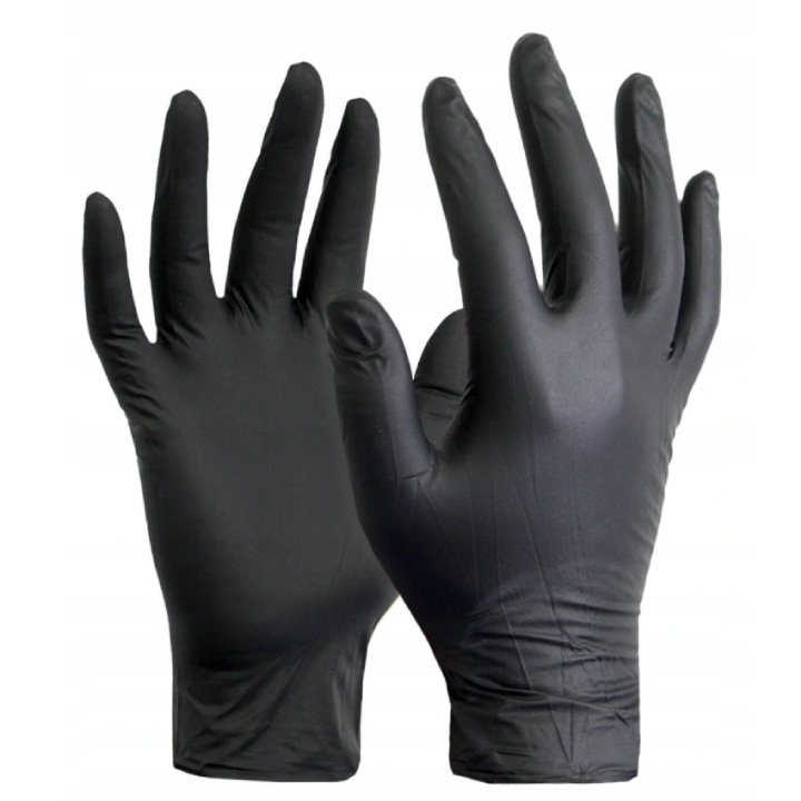 Nitrile gloves for numismatics M (black)