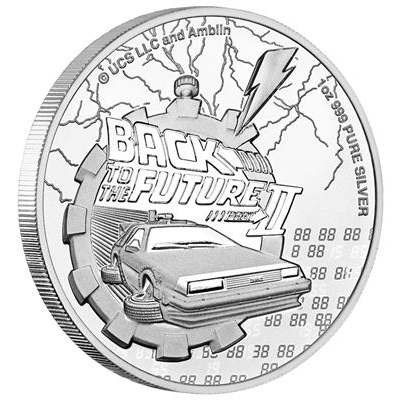 Niue: Back to the Future Part II 1 oz Silver 2021