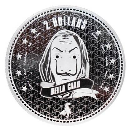 Niue: Bella Ciao 1 oz Silver 2022 Prooflike