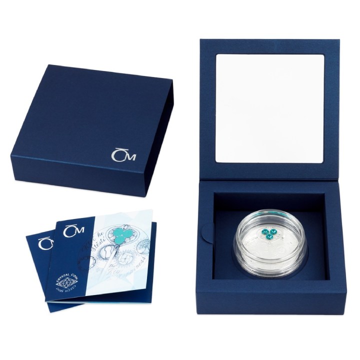 Niue: Crystal Coin - The Key to Happiness $2 Silver 2022 Proof