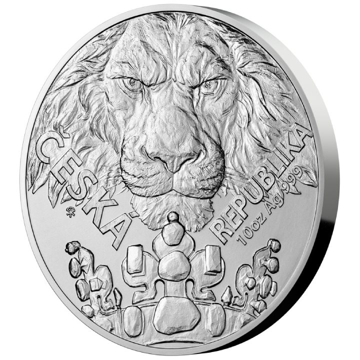 Niue: Czech Lion 10 oz Silver 2023