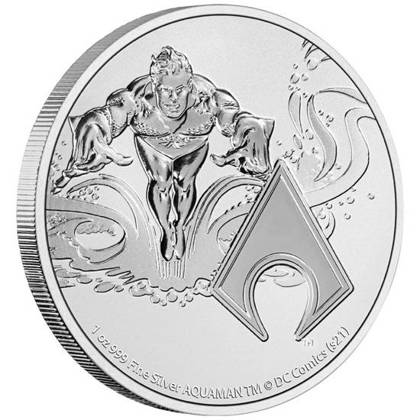 Niue: DC Comics - Aquaman 1 oz Silver 2022