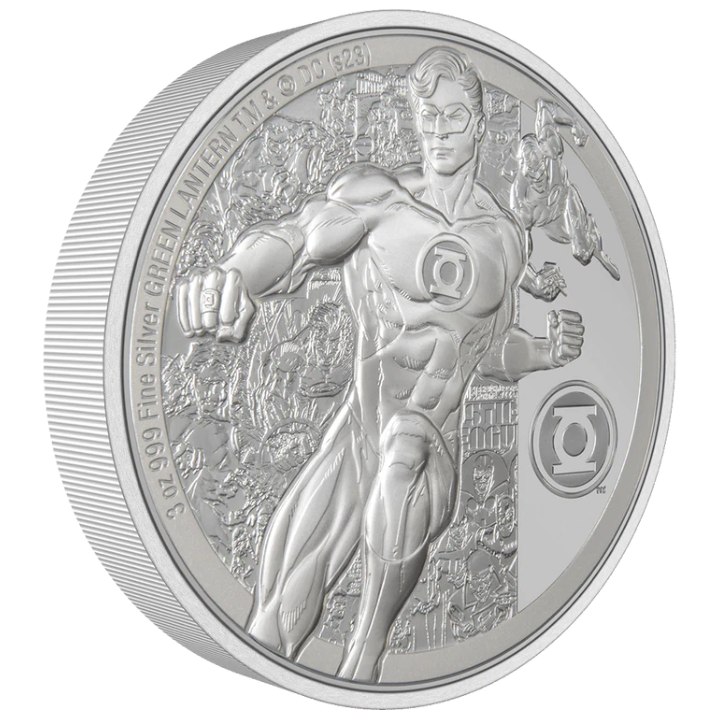 Niue: DC Comics - Green Lantern 3 oz Silver 2023 Proof