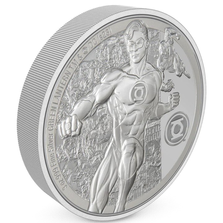 Niue: DC Comics - Green Lantern 3 oz Silver 2023 Proof