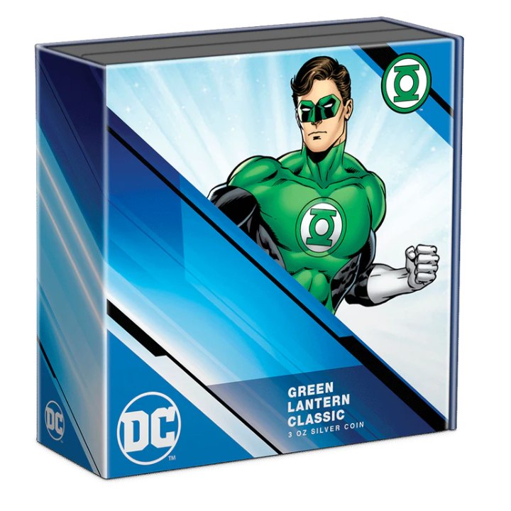 Niue: DC Comics - Green Lantern 3 oz Silver 2023 Proof