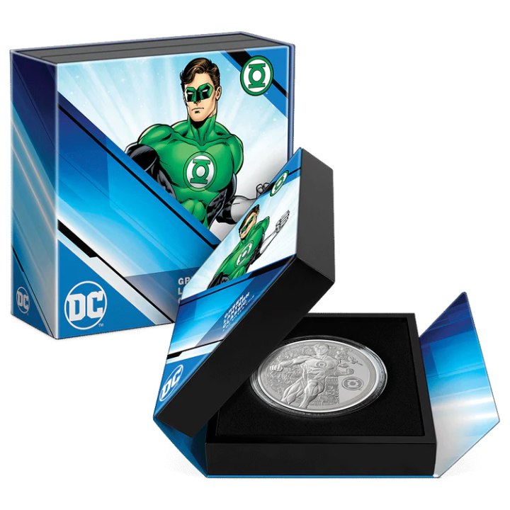 Niue: DC Comics - Green Lantern 3 oz Silver 2023 Proof