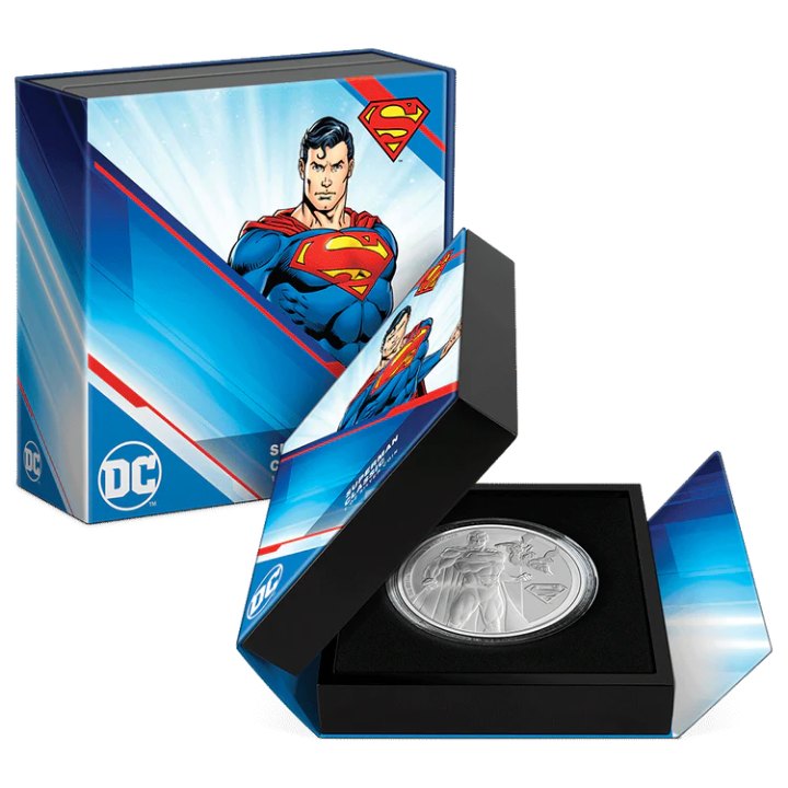 Niue: DC Comics - Superman 1 oz Silver 2022 Proof