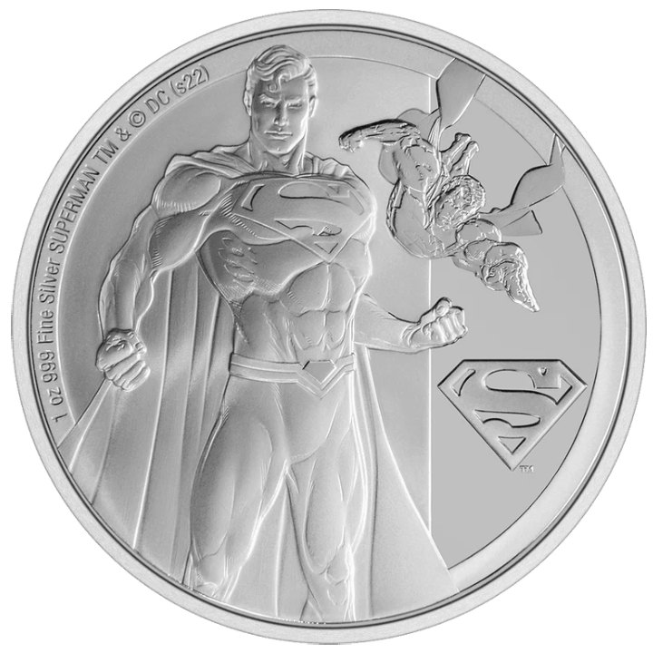 Niue: DC Comics - Superman 1 oz Silver 2022 Proof