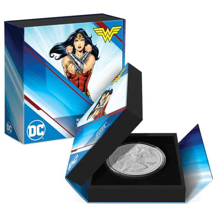 Niue: DC Comics - Wonder Woman 3 oz Silver 2023 Proof