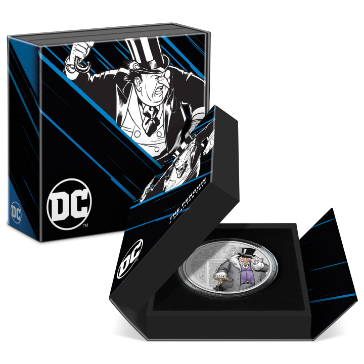 Niue: DC Villains - The Penguin coloured 3 oz Silver 2023 Proof