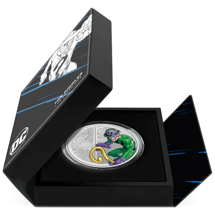 Niue: DC Villains - The Riddler colored 1 oz Silver 2023 Proof