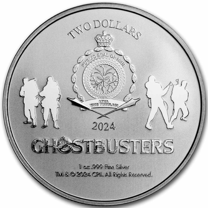 Niue: Ghostbusters - No Ghost Logo 1 oz Silver 2024 