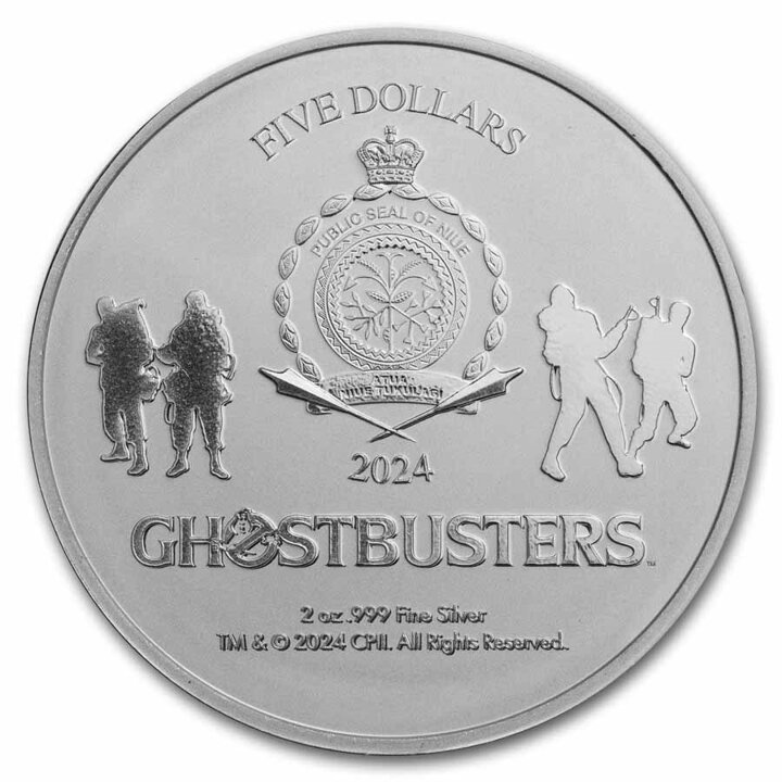 Niue: Ghostbusters - Stay Puft coloured 2 oz Silver 2024 High Relief 