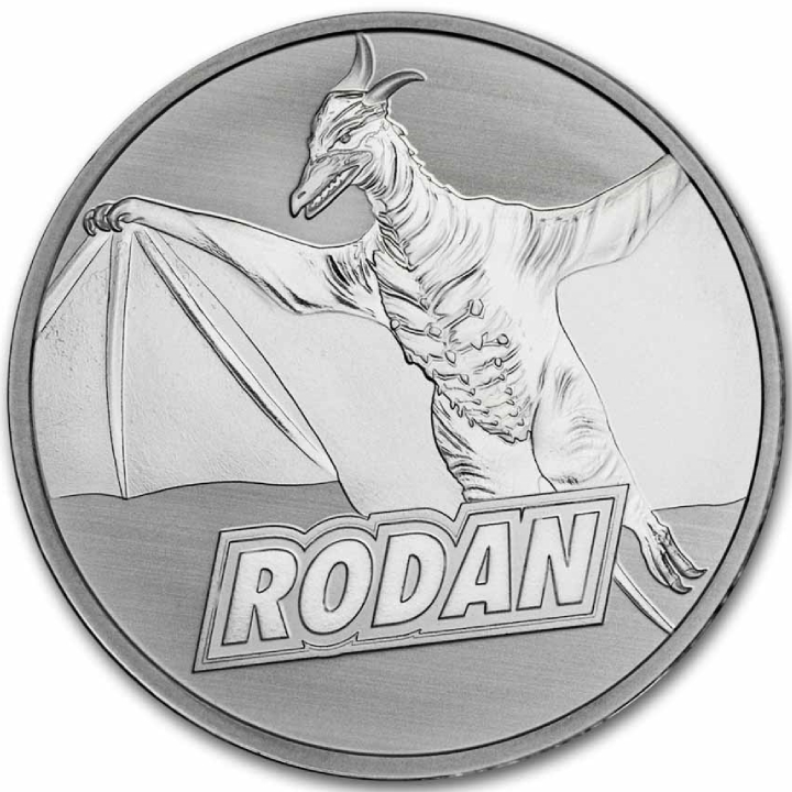 Niue: Godzilla vs Monsters - Rodan 1 oz Silver 2024