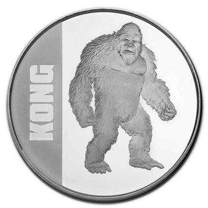 Niue: King Kong 1 oz Silver 2021 Slab