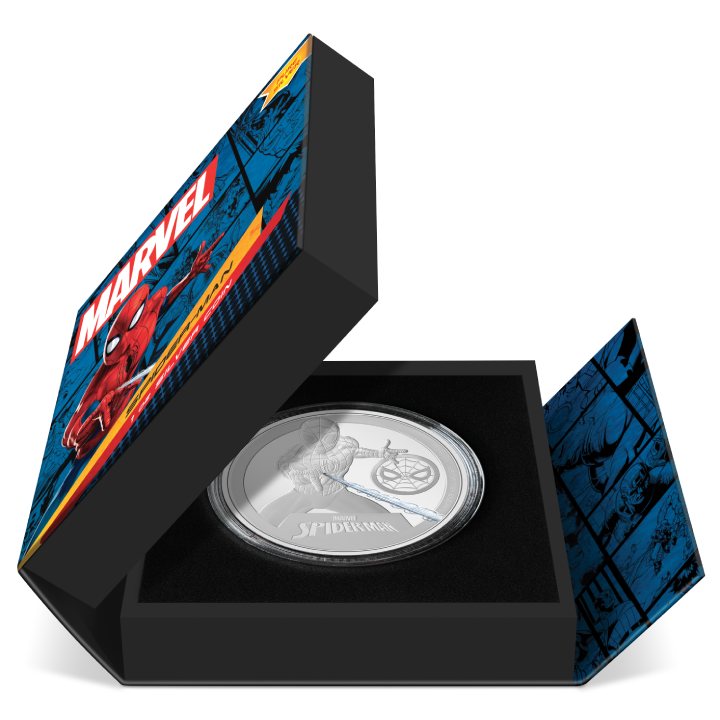 Niue: Marvel - Spider- Man coloured 1 oz Silver 2023 Proof