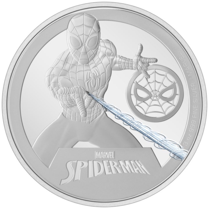 Niue: Marvel - Spider- Man coloured 3 oz Silver 2023 Proof