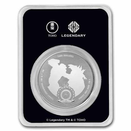 Niue: Mechagodzilla colored 1 oz Silver 2021 