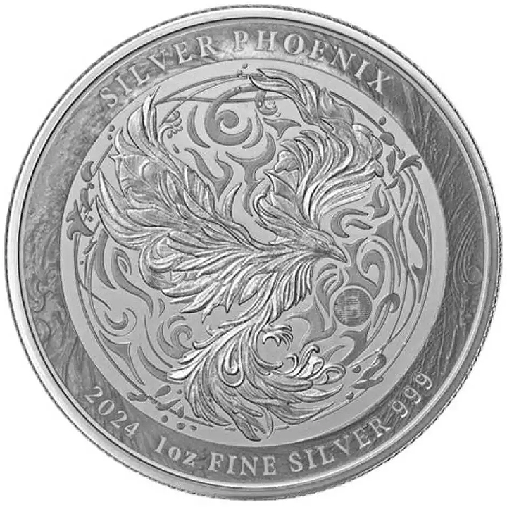 Niue: Phoenix 1 oz Silver 2024 Prooflike Coin