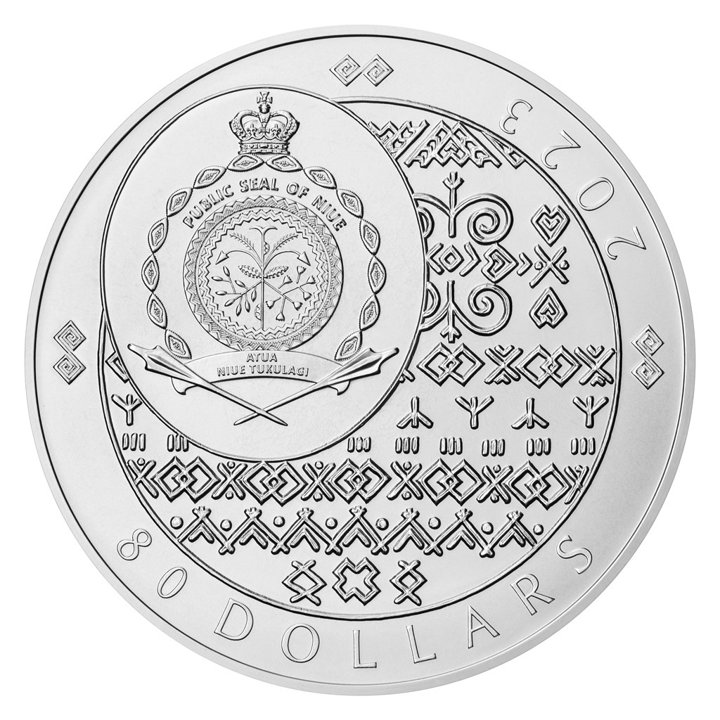 Niue: Slovakia Eagle 1000 grams of Silver 2023