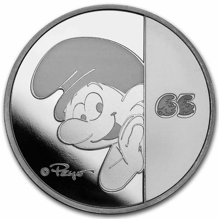 Niue: Smurfs - 65. anniversary 1 Ounce Silver 2023 Proof