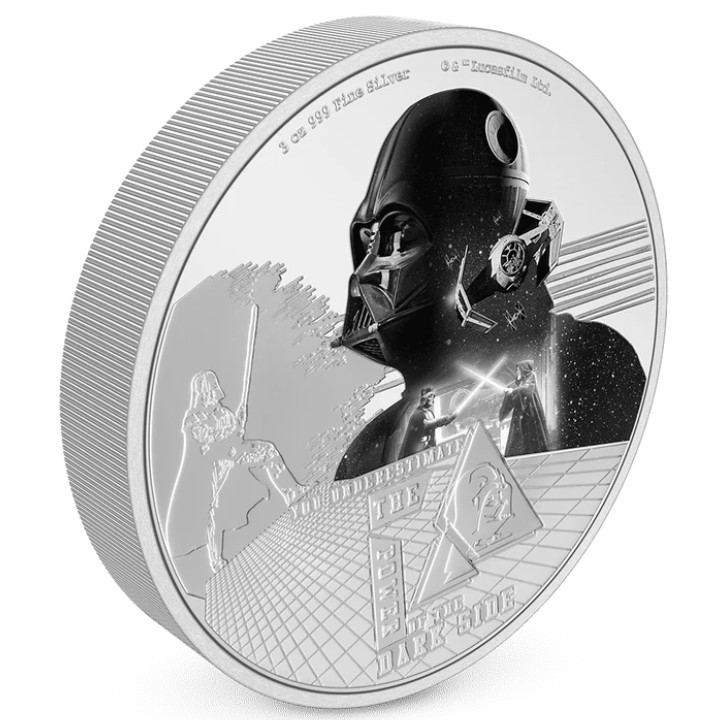 Niue: Star Wars - Darth Vader "You underestimate my power of the dark side" coloured 3 oz Silver 2023 Proof