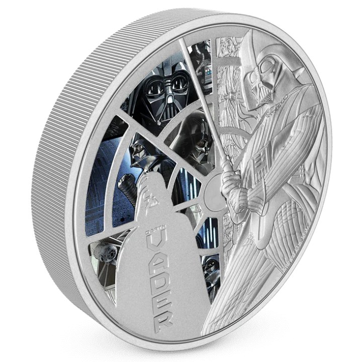 Niue: Star Wars - Darth Vader colored 3 oz Silver 2022 Proof