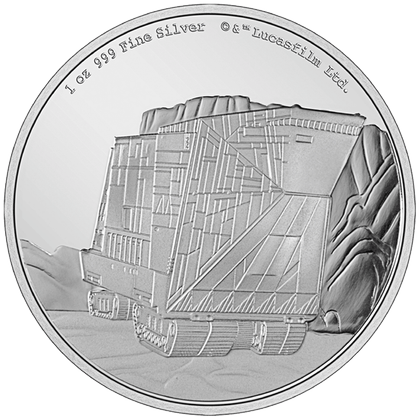 Niue: Star Wars - Sandcrawler 1 oz Silver 2022 Proof