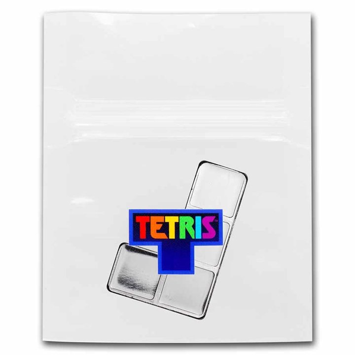 Niue: Tetris - J-Tetrimino Block 1 oz Silver 2023