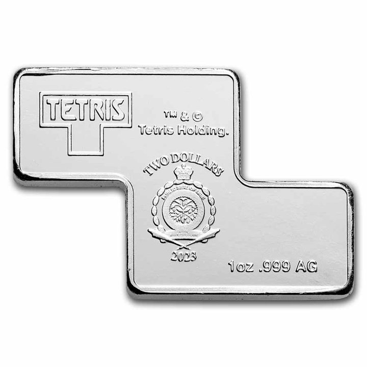 Niue: Tetris - S-Tetrimino Block 1 oz Silver 2023