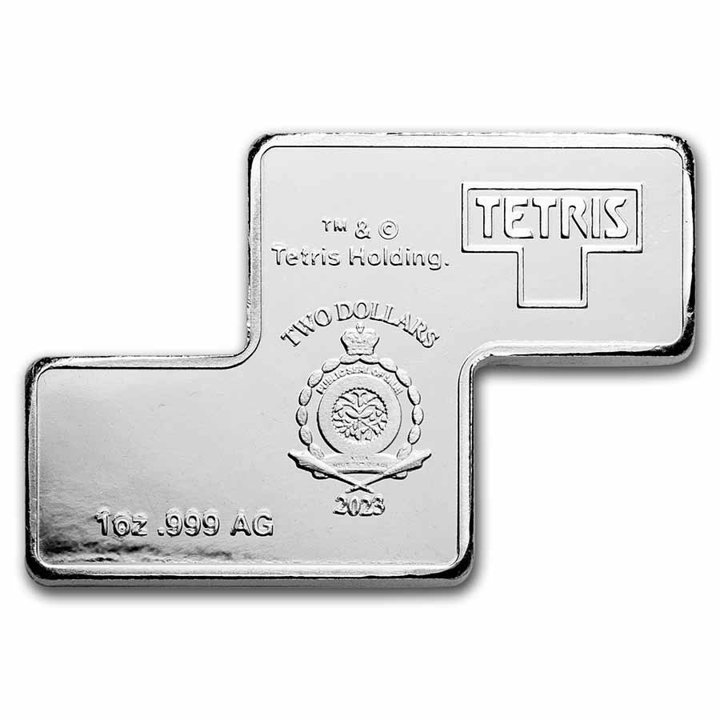 Niue: Tetris - Z-Tetrimino Block 1 oz Silver 2023