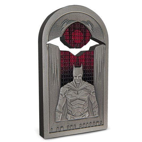 Niue: The Batman - I Am The Shadows colored 1 oz Silver 2022 Antiqued Coin