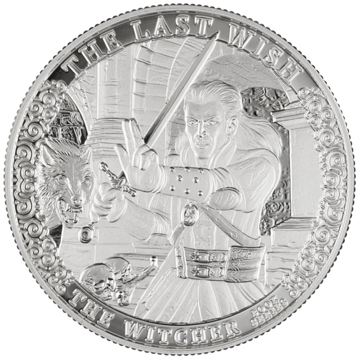 Niue: The Witcher Book Series - The Last Wish 1 oz Silver 2023 