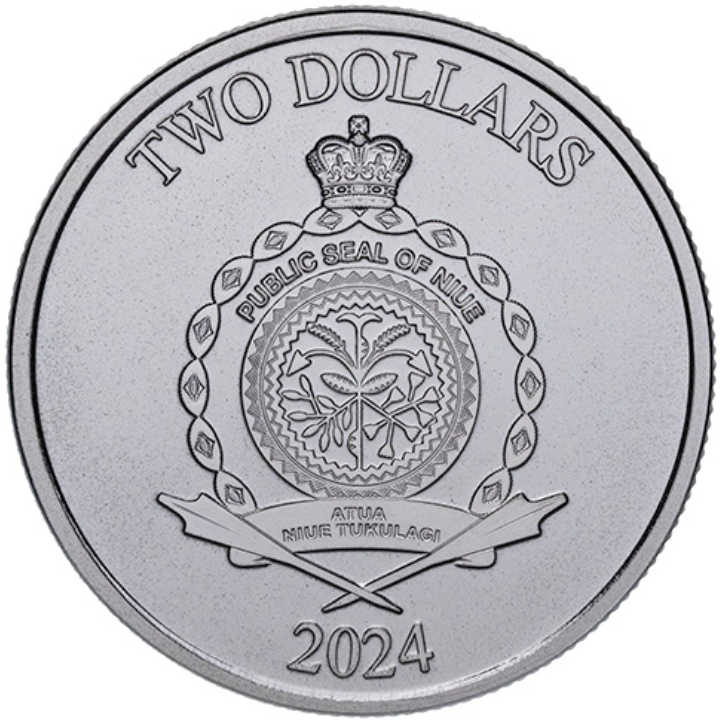 Niue: Truth - Roaring Lion 1 oz Silver 2024