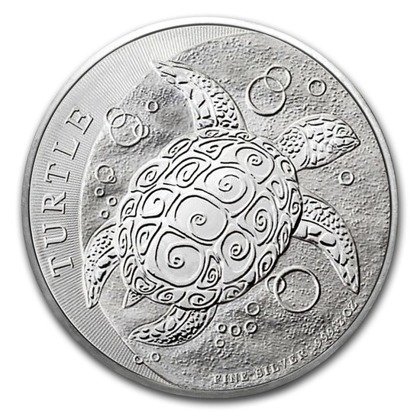 Niue Turtle 2 oz Silver 2015