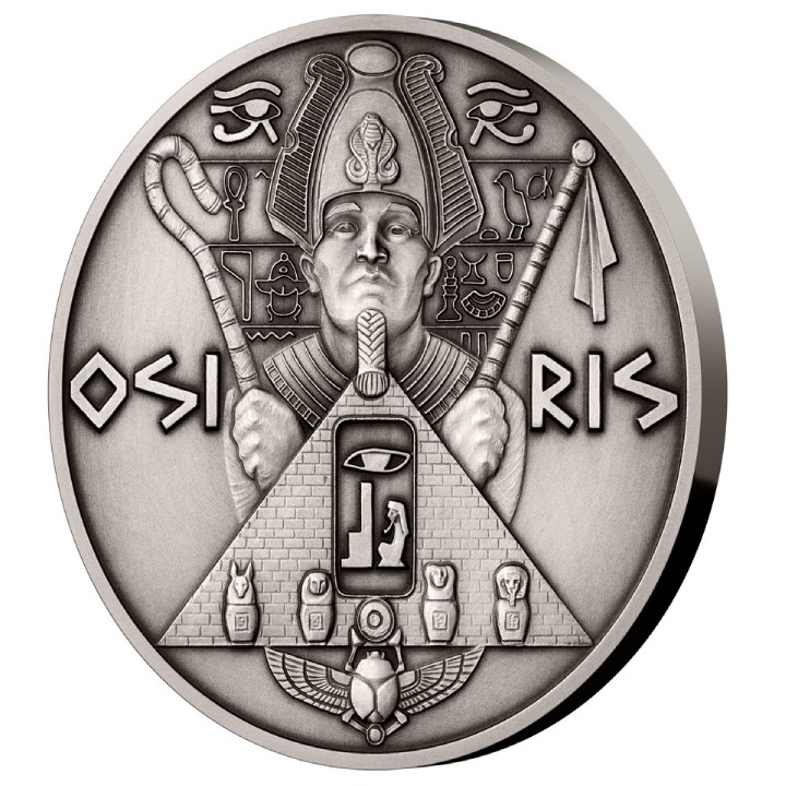 Niue: Universal Gods - Osiris 5 oz Silver 2022 