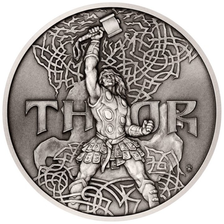 Niue: Universal Gods - Thor 5 oz Silver 2022 