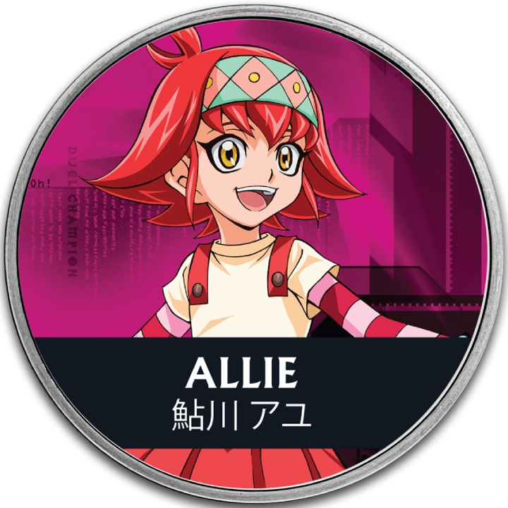 Niue: Yu-Gi-Oh! Allie coloured 1 oz Silver 2024 Slab