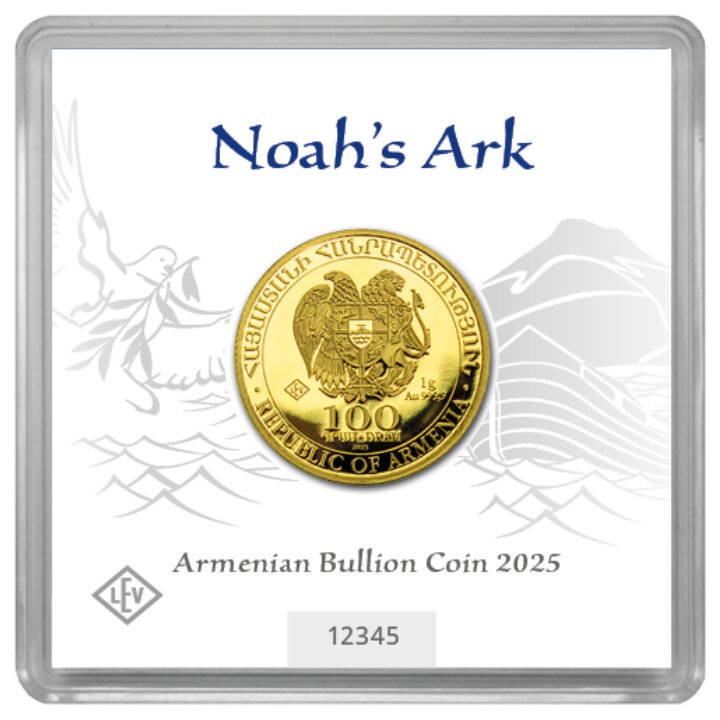 Noah's Ark 1 gram Gold 2025 Metal Market Europe