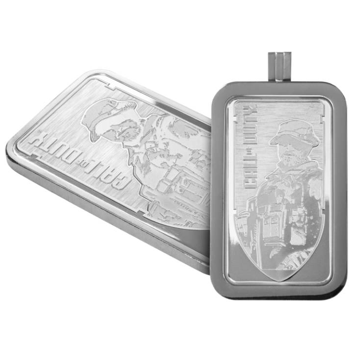 Pamp Call of Duty: Modern Warfare III 1 oz Silver Bar 2024 LBMA