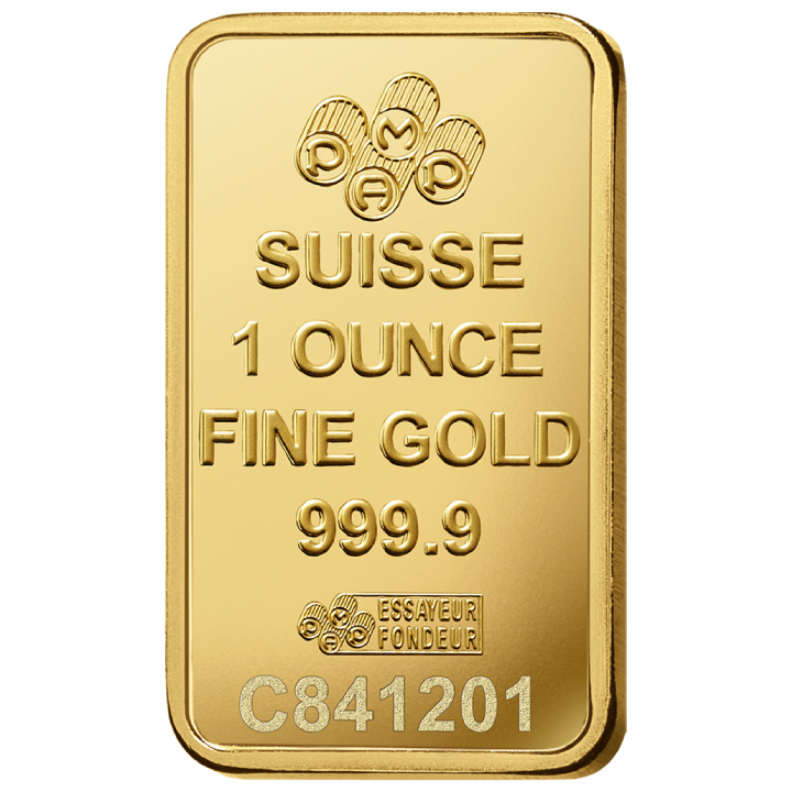 Pamp Suisse Fortuna Veriscan 1 oz Gold Bar LBMA