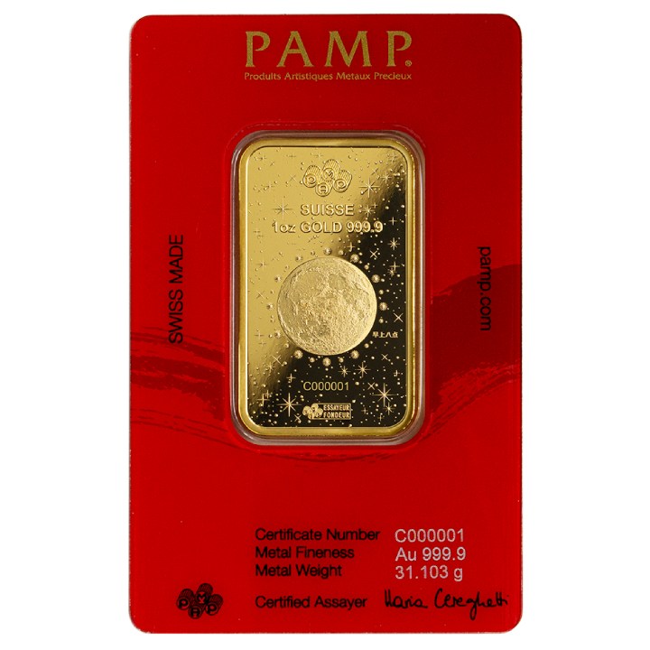 Pamp Year of the Dragon - Legend of the Azure Dragon 1 oz Gold Bar 2024 LBMA