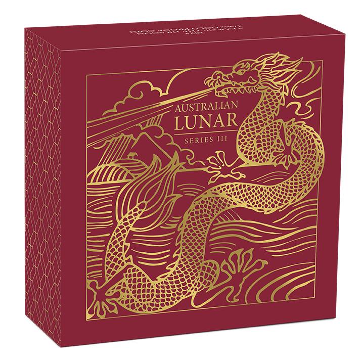 Perth Mint: Lunar III - Year of the Dragon 1/4 oz Gold 2024 Proof