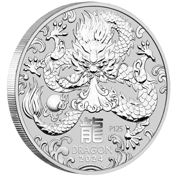 Perth Mint: Lunar III - Year of the Dragon 1 oz Silver 2024