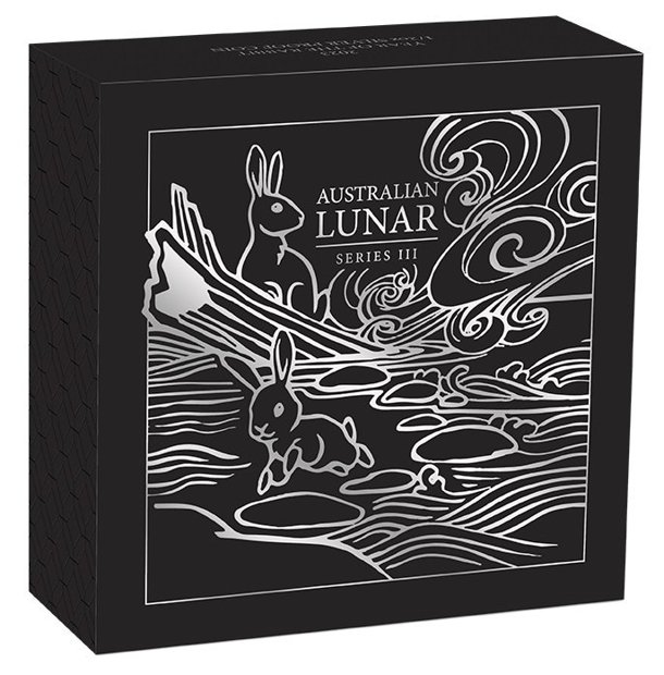 Perth Mint: Lunar III - Year of the Rabbit 1/2 ounce Silver 2023 Proof