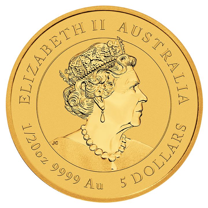 Perth Mint: Lunar III - Year of the Rabbit 1/20 ounce Gold 2023